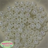 12mm bulk White Crackle Beads 200 pc