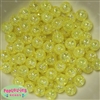 12mm bulk Yellow Crackle Beads 200 pc