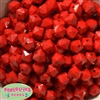 12mm Red Acrylic Cube Bubblegum Beads