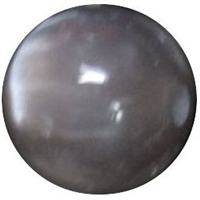 12mm Gray Flannel Bubblegum Beads
