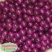 12mm Berry Frost Acrylic Bubblegum Beads sold in packages of 50 beads