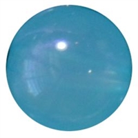 12mm Acrylic Cyan blue Frost Bubblegum Bead