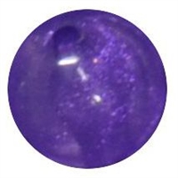 12mm Acrylic Purple Frost Bubblegum Bead