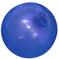 12mm Acrylic Royal Blue Frost Bubblegum Bead