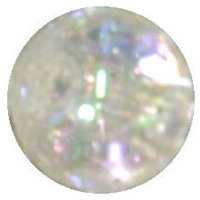 12mm Clear Glitter Bead