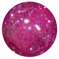 12mm Hot pink Glitter Bubblegum Beads