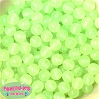 12mm Glow in the Dark Acrylic Bubblegum Beads