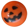 12mm Jack O Lantern Bubblegum Beads