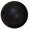 12mm matte black acrylic faux pearl bead sold by the bead