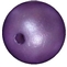 12mm matte lavender acrylic faux pearl bead sold by the bead