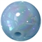12mm Baby Blue AB Finish Miracle Acrylic Bubblegum Bead