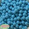 12mm Caribbean Blue AB Finish Miracle Acrylic Bubblegum Beads