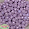 12mm Lavender AB Finish Miracle Acrylic Bubblegum Beads