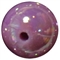 12mm Mauve AB Finish Miracle Acrylic Bubblegum Bead