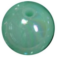 12mm Mint AB Finish Miracle Acrylic Bubblegum Beads