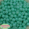 12mm Mint AB Finish Miracle Acrylic Bubblegum Beads