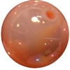 12mm Peach AB Finish Miracle Acrylic Bubblegum Beads