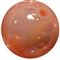 12mm Peach AB Finish Miracle Acrylic Bubblegum Beads