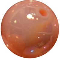 12mm Peach AB Finish Miracle Acrylic Bubblegum Beads