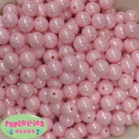 12mm Pink  AB Finish Miracle Acrylic Bubblegum Beads