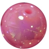 12mm Taffy Pink AB Finish Miracle Acrylic Bubblegum Beads