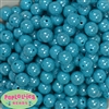 12mm Teal AB Finish Miracle Acrylic Bubblegum Beads