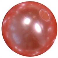 12mm Coral Faux Pearl Bead
