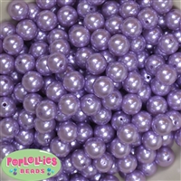 12mm Bulk Lavender Acrylic Faux Pearls