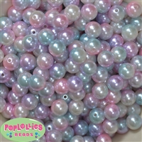 12mm Mermaid Faux Pearl Acrylic Bead  sold in packages of 40 beads