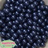 12mm Navy Blue Faux Pearl Beads sold in packages of 50 beads