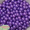 12mm Bulk Purple Acrylic Faux Pearls