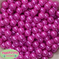 12mm Bulk Rose Pink Acrylic Faux Pearls