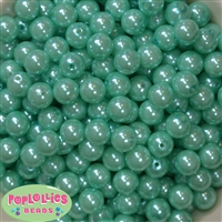 12mm Bulk Turquoise Acrylic Faux Pearls