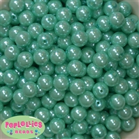 12mm Turquoise Faux Pearl Beads sold in packages of 50 beads