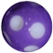 12mm Polka Purple Dot Acrylic Bubblegum Beads sold by the bead