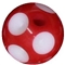 12mm Red Polka Dot Acrylic  Bubblegum Beads sold by the bead