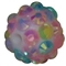 12mm Pastel Confetti Rhinestone Bubblegum Beads