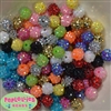 12mm Mix Color Rhinestone Bubblegum Beads