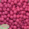 12mm Solid Hot Pink  Crackle Bead 40 pc