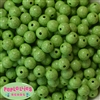 12mm Solid Lime Crackle Bead 40 pc