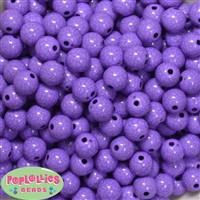 12mm Solid Lavender Crackle Bead 40 pc