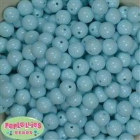12mm Arctic Blue Acrylic Bubblegum Beads Bulk