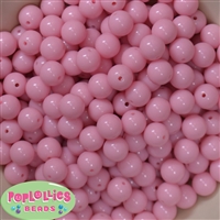 12mm Baby Pink Acrylic Bubblegum Beads Bulk