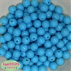 12mm Blue Acrylic Bubblegum Beads Bulk