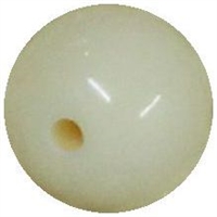 12mm Cream Acrylic Bubblegum Beads