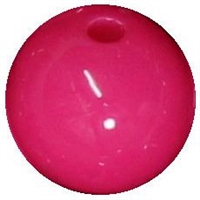 12mm Hot Pink Acrylic Bubblegum Beads