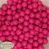 12mm Hot Pink Acrylic Bubblegum Beads Bulk