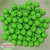 12mm Lime Green Acrylic Bubblegum Beads