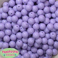 12mm Lavender Acrylic Bubblegum Beads Bulk