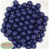 12mm Navy Blue Acrylic Bubblegum Beads